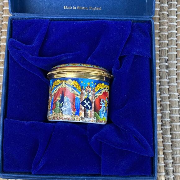 Limited Edition Halcyon Days Enamels Third Crusade 1189-1192 Trinket Box #63/300 - Picture 2 of 14